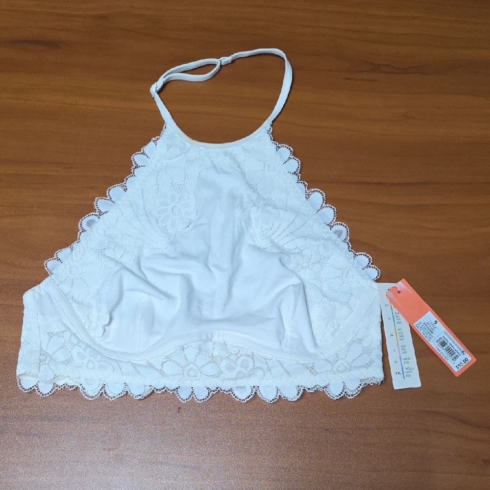 Colsie White Lace Bralette